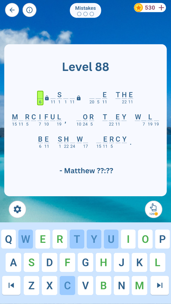 Cryptogram Bible Screenshot 1