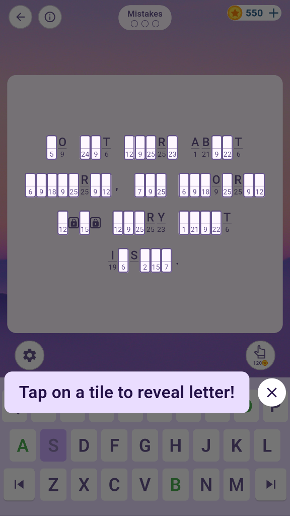 Cryptogram Bible Screenshot 2
